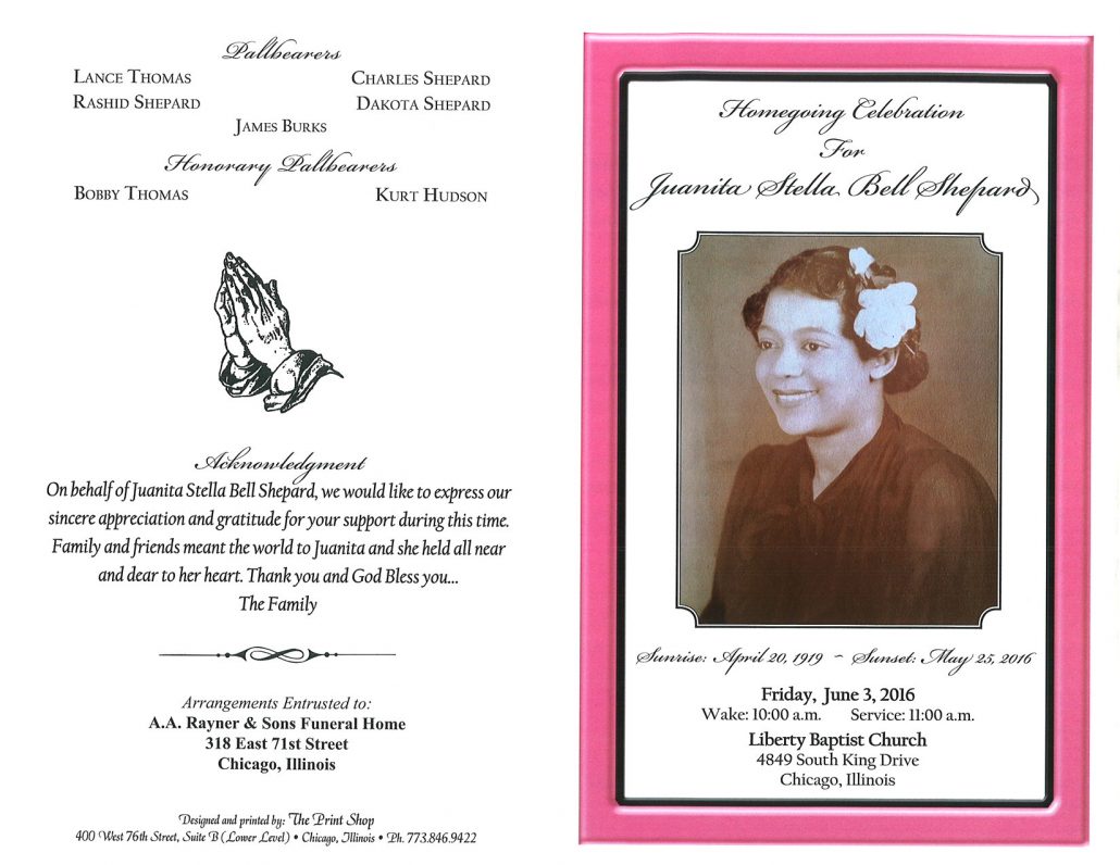 Juanita Stella Bell Shepard Obituary