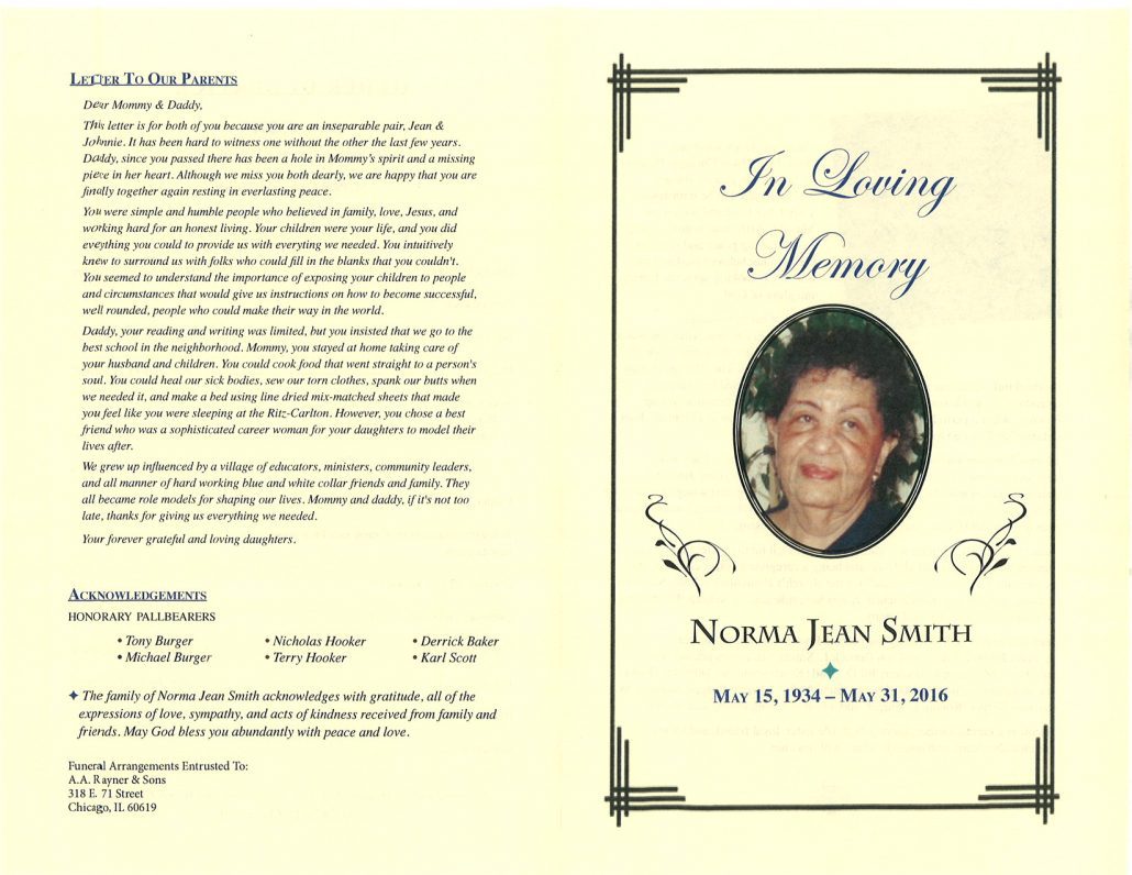 Norma Jean Smith Obituary