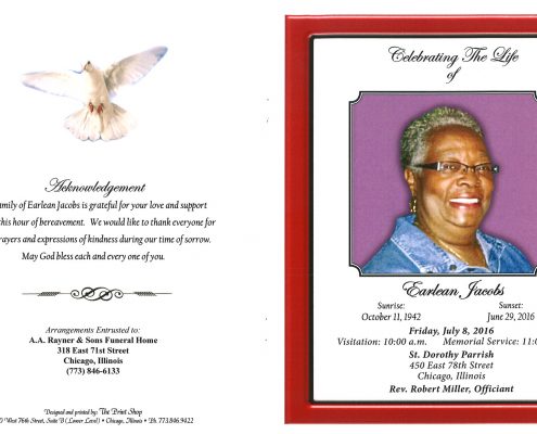 Earlean Jacobs obituary