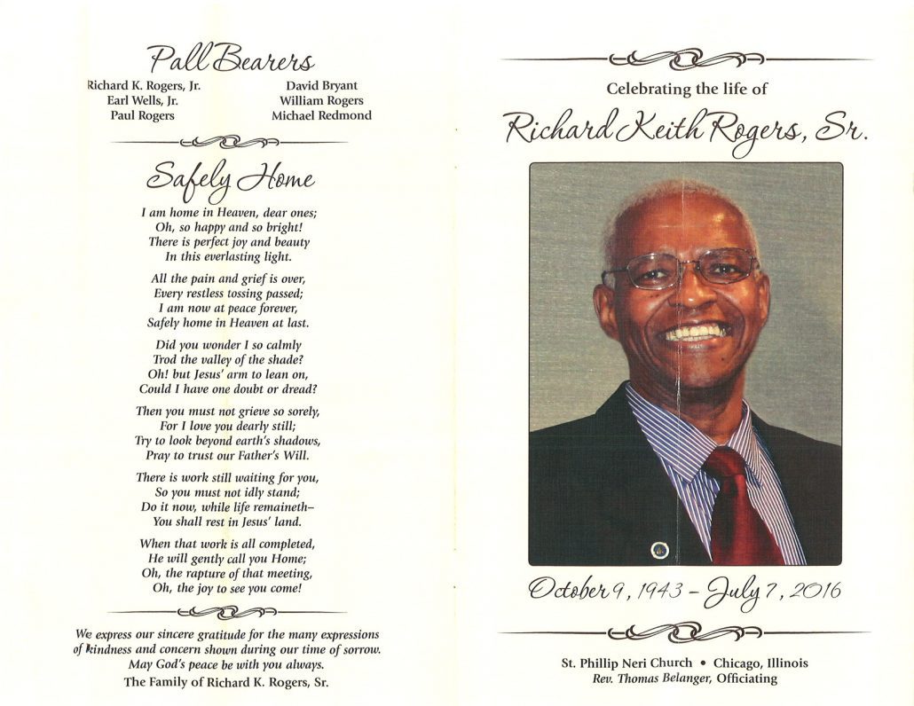 Richard Keith Rogers Sr Obituary