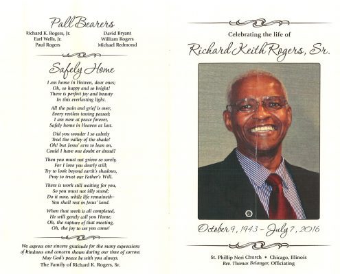 Richard Keith Rogers Sr Obituary