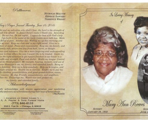 Mary Ann Reeves Obituary 2093_001