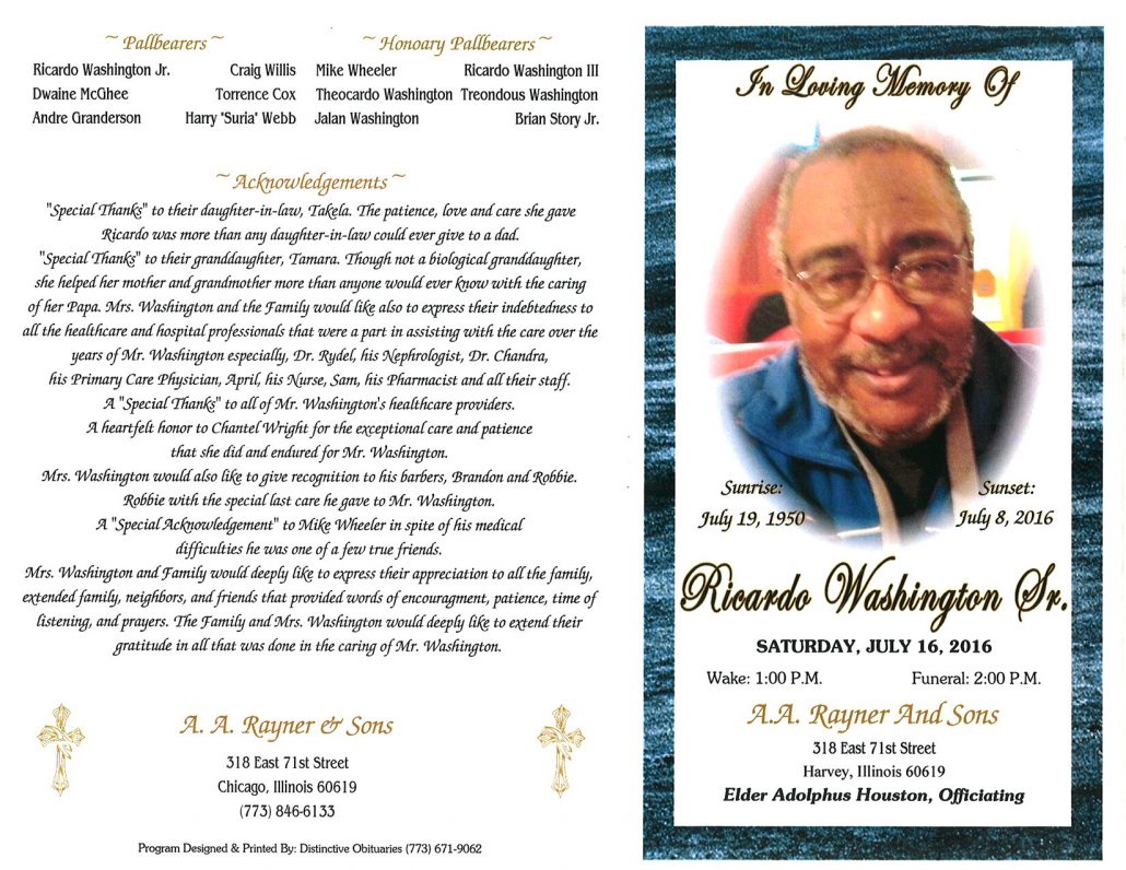 Ricardo Washington Sr Obituary 2081_001