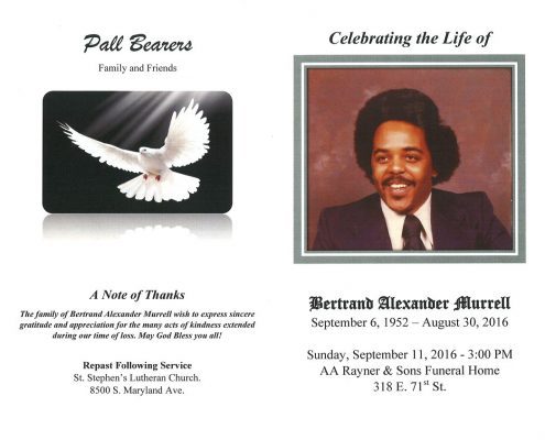 Bertrand Alexander Murrell Obituary 2279_001