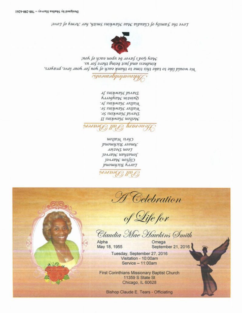 Claudia Mae Smith Obituary 2340_001