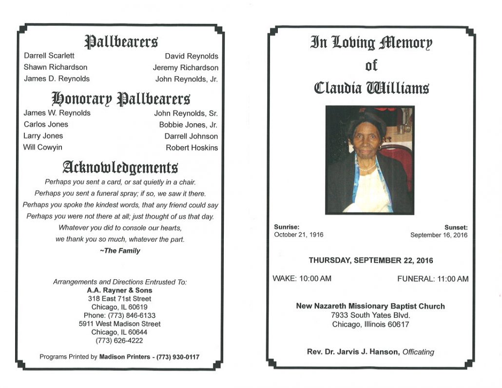 Claudia Williams Obituary 2319_001