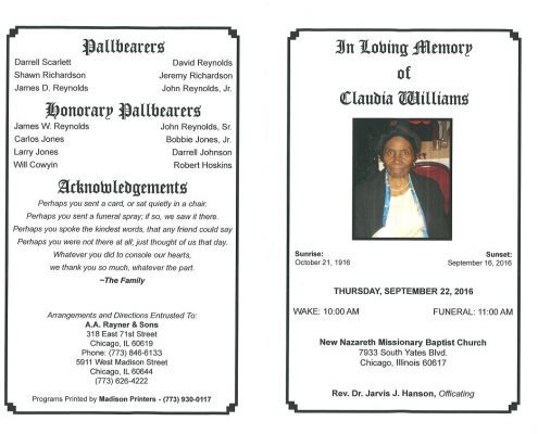 Claudia Williams Obituary 2319_001