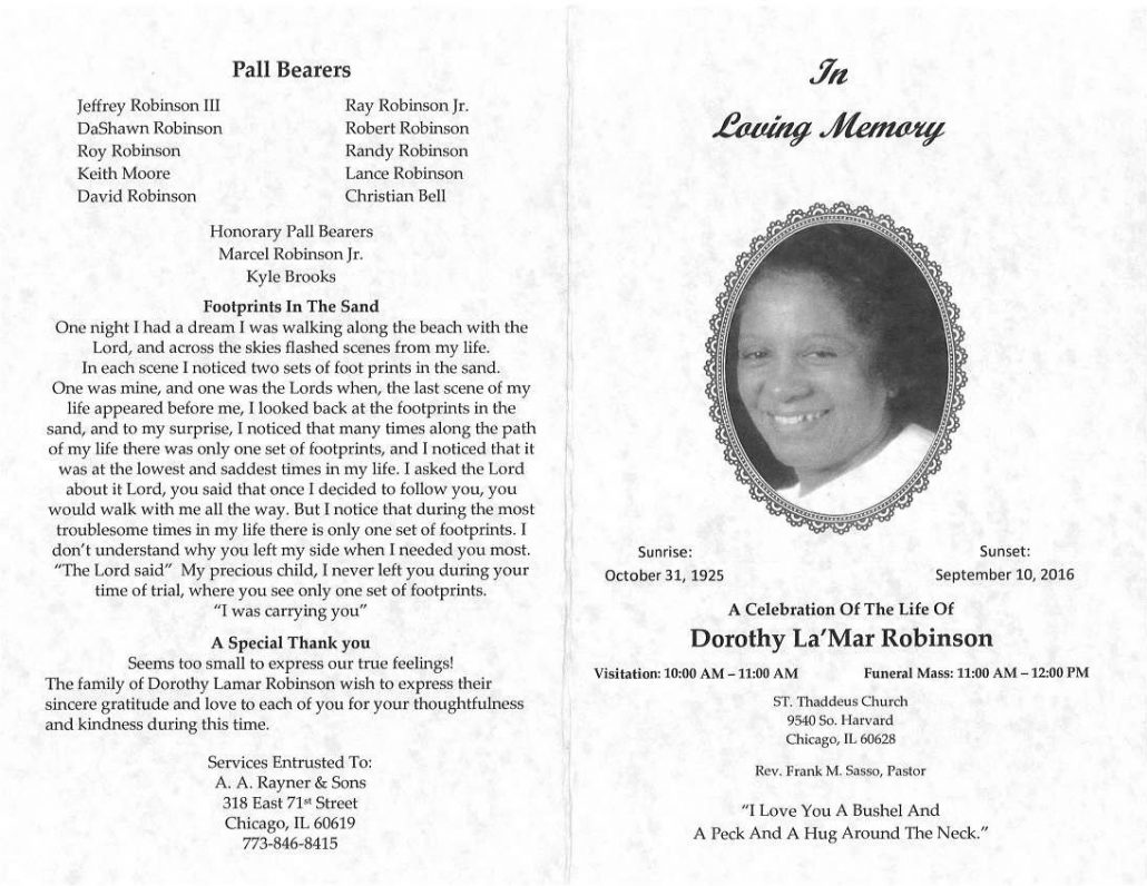 Dorothy Lamar Robinson Obituary 2305_001