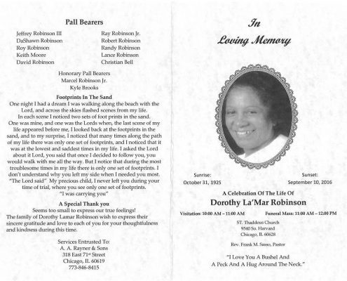 Dorothy Lamar Robinson Obituary 2305_001