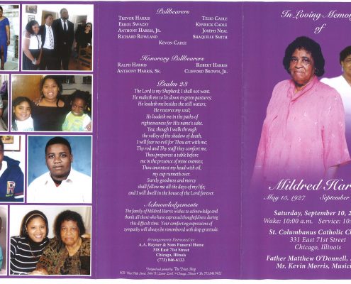 Mildred Harris Obituary 2276_001