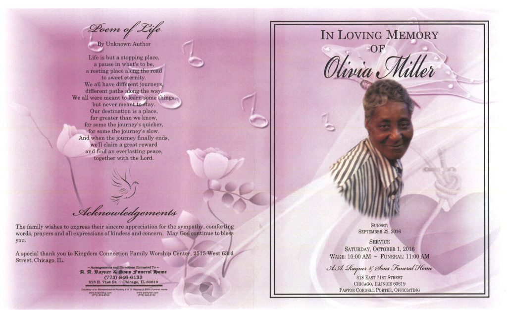 Olivia Miller Obituary