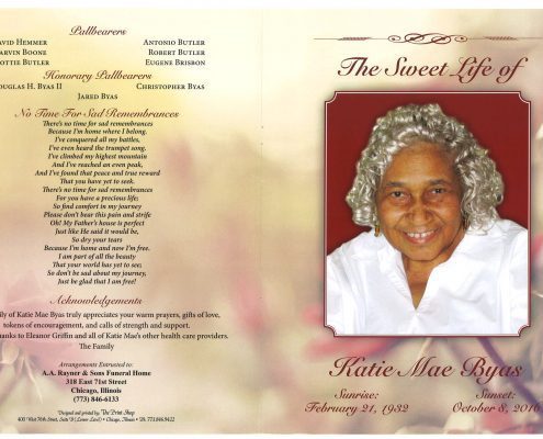 Katie Mae Byas Obituary