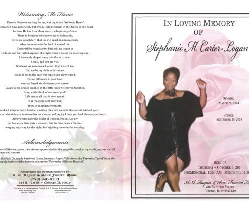 Stephanie M Carter Logan Obituary