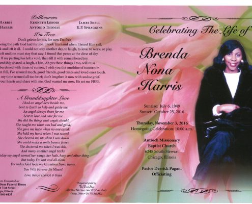 Brenda Nona Harris Obituary