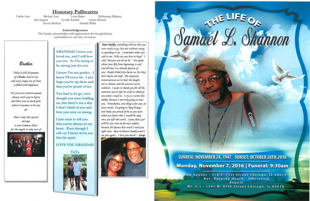 Samuel L Shannon Obituary