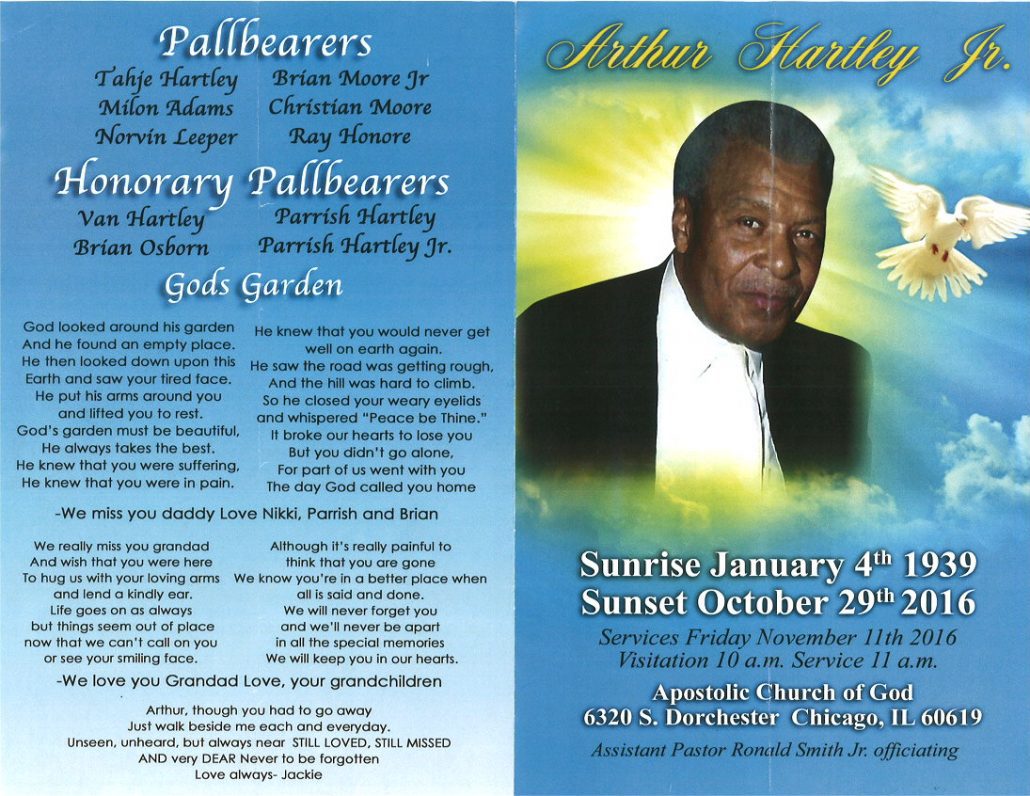 Arthur Hartley Jr Obituary
