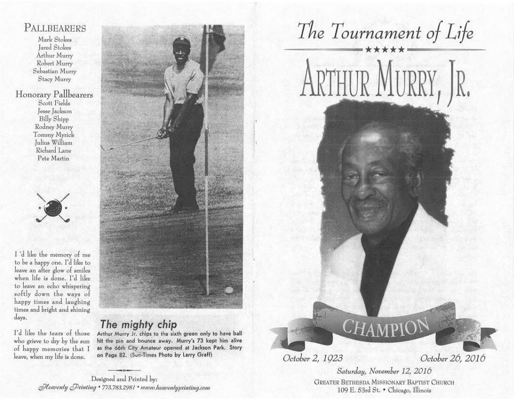 Arthur Murry Jr Obituary