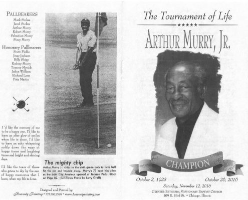 Arthur Murry Jr Obituary