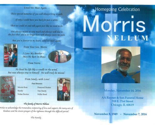 Morris Nellum Obituary