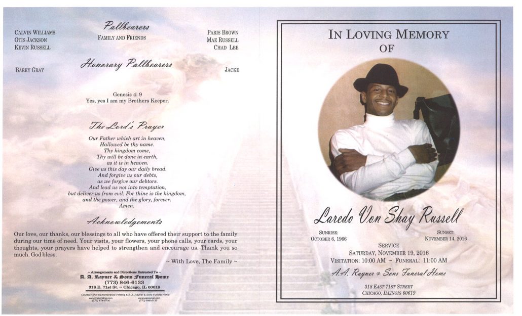 Laredo Von Shay Russell Obituary