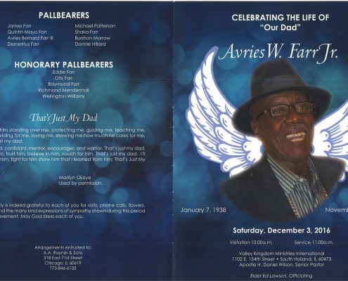 Avries W Farr Jr Obituary