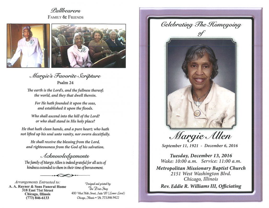 Margie Allen Obituary