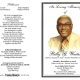 Billy G Waites Obituary Funeral Services at AA Rayner and Sons Funreal Home in Chicago Illinois