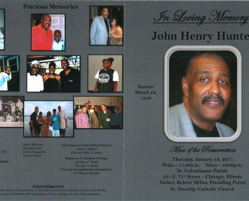 John Henry Hunter Obituary