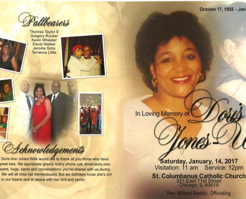 Doris Jones Wills Obituary