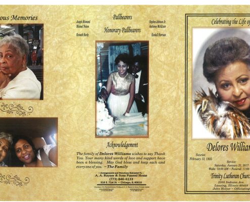 Delores Williams Obituary