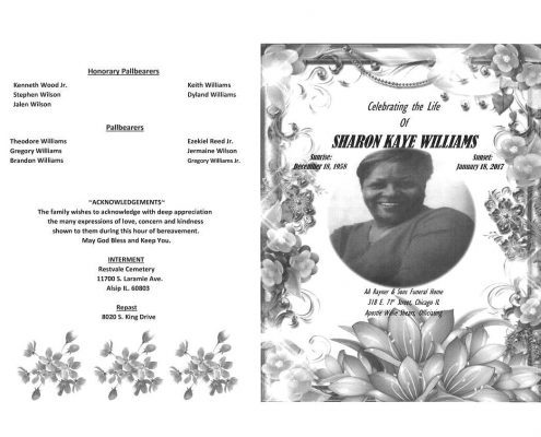 Sharon Kaye Williams Obituary