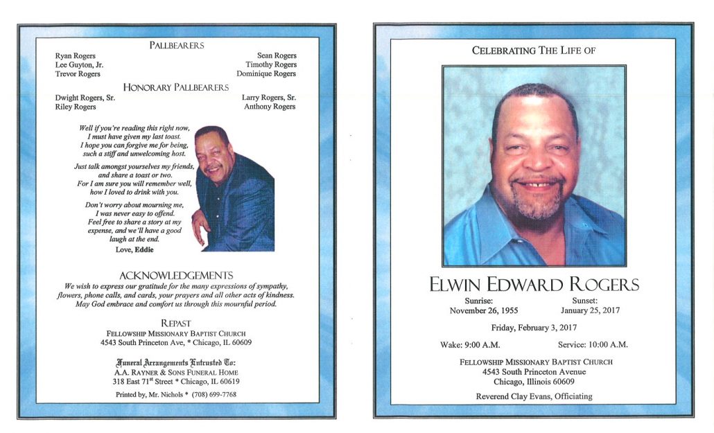 Elwin Edward Rogers Obituary