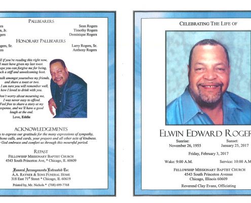 Elwin Edward Rogers Obituary
