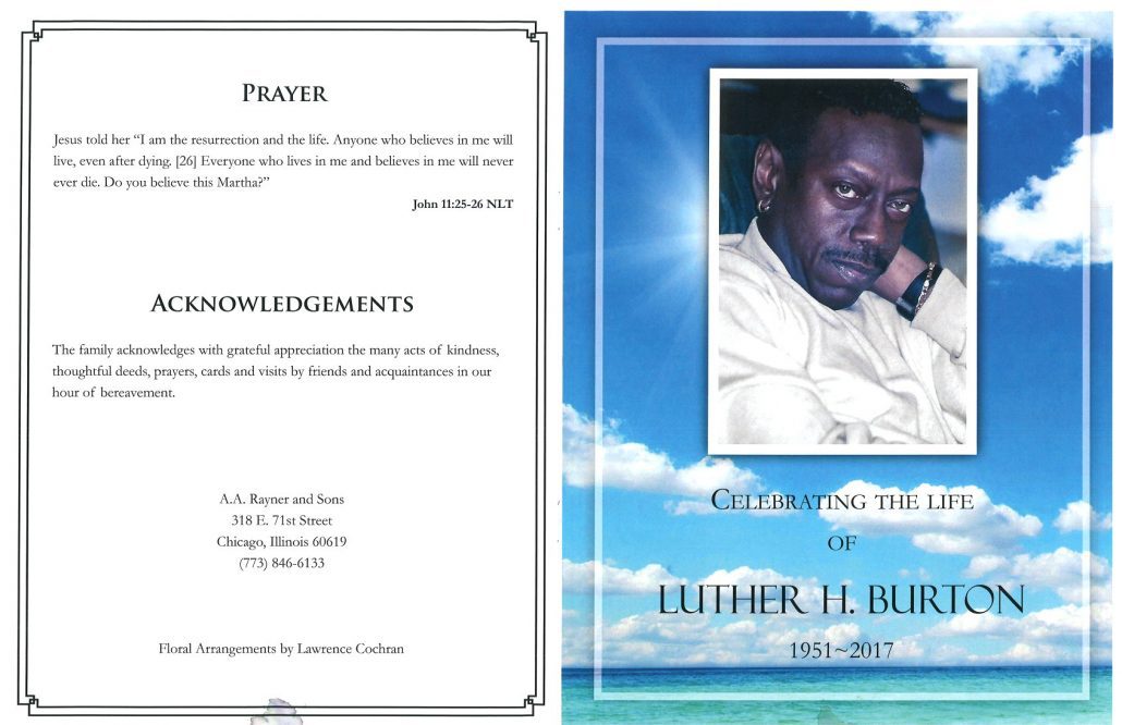 Luther H Burton Obituary