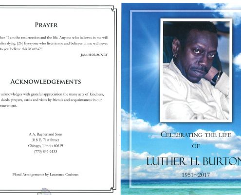 Luther H Burton Obituary