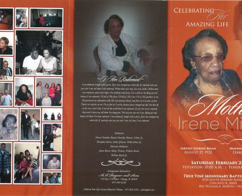 Mother Irene Miller Obituary