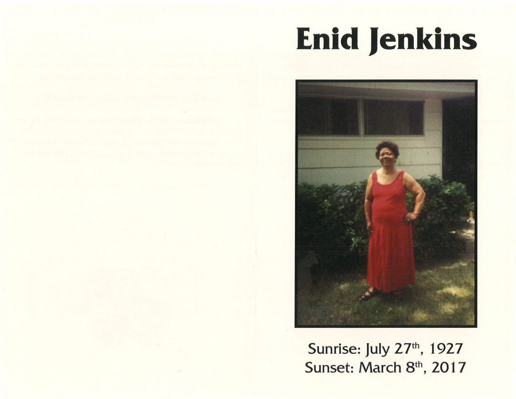 Enid Jenkins Obituary