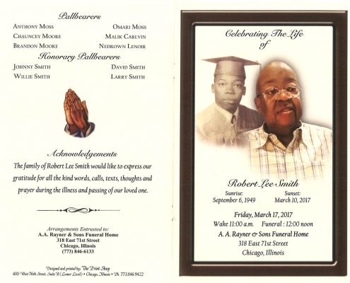 Robert Lee Smith Obituary