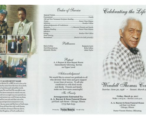 Wendell Thomas Collins Obituary