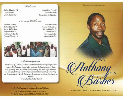 Anthony Barber Obituary