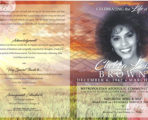 Chelsea Lois Brown Obituary