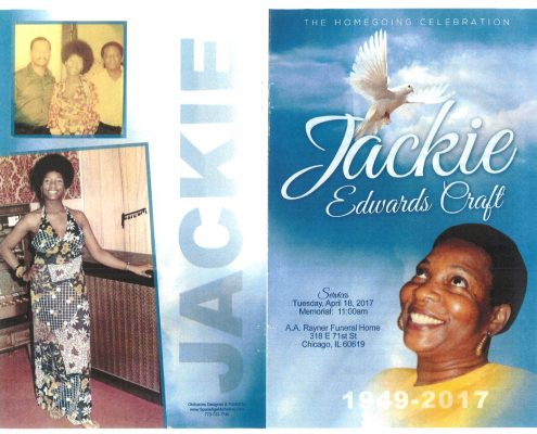 Jackie Edwards Craft Obituary