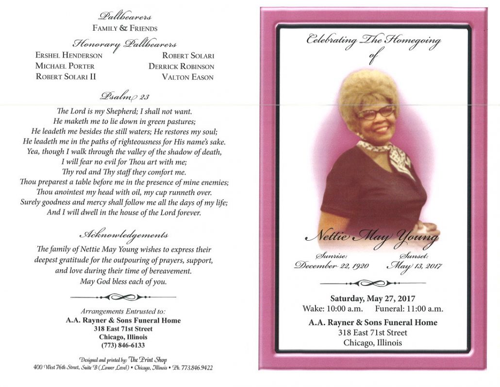 Nettie May Young Obituary