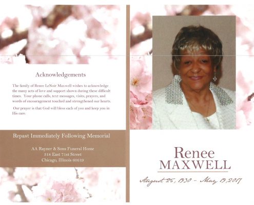 Renee Maxwell Obituary