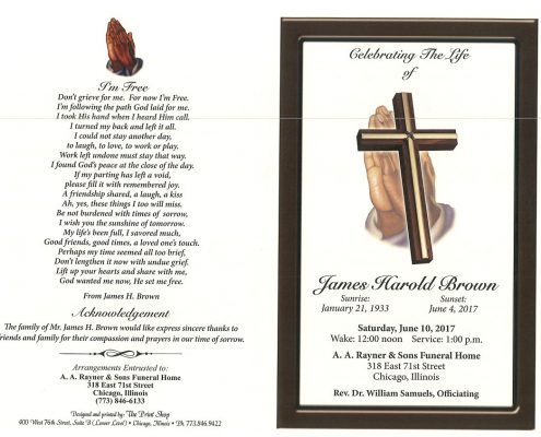 James Harold Brown Obituary