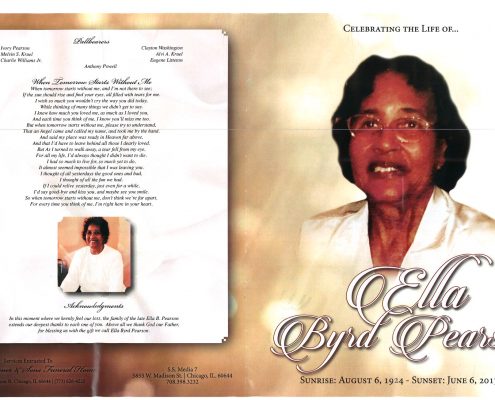 Ella Byrd Pearson Obituary