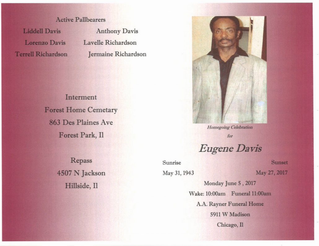 Eugene Davis Obituary