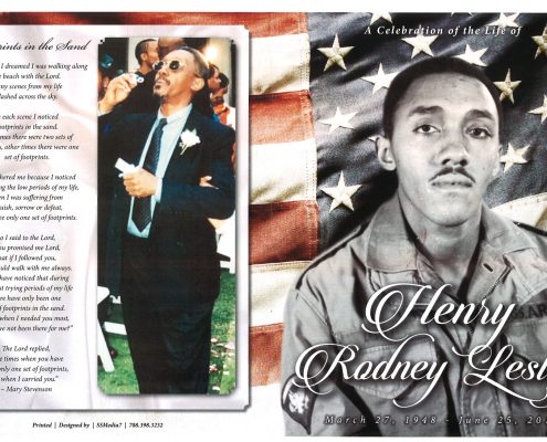 Henry Rodney Lesley Obituary