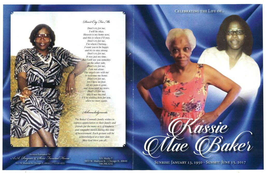 Kassie Mae Baker Obituary