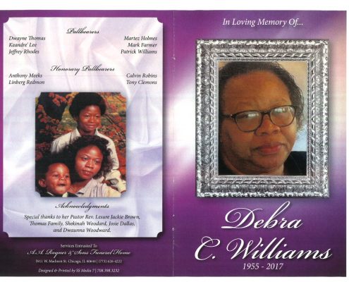 Debra C Williams Obituary